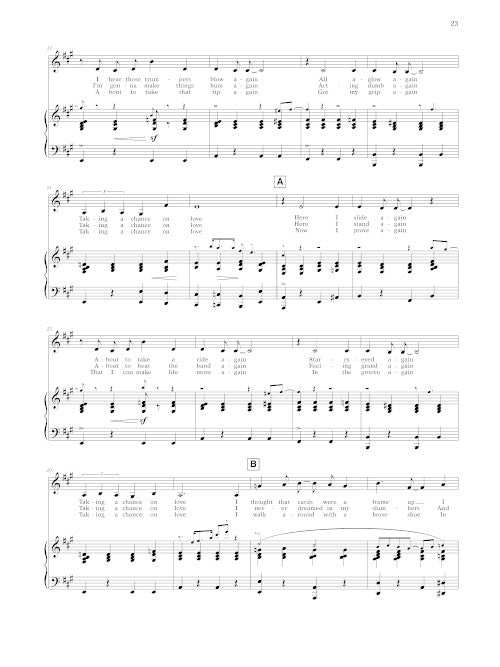 Cabin in the Sky vocal score