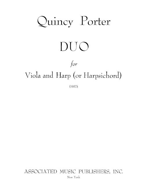 Duo for Viola and Harp (or Harpsichord)