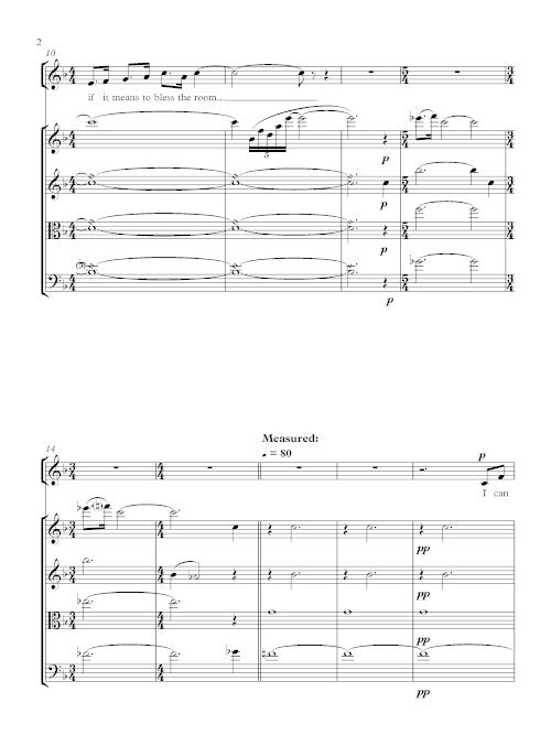Bedroom Scene (for mezzo, baritone, and string quartet) - Digital (Not Printable)