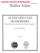 Altes Lied und Humoreske - Digital (Not Printable)