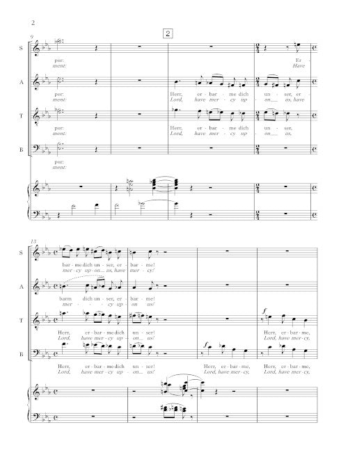 Miserere (SATB Chorus and organ)