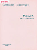 Sonata for Clarinet Solo - Digital (Not Printable)