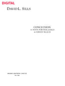 Conclusion to Suite for Viola Solo by Ernest Bloch - Digital (Not Printable)