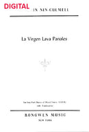 La Virgen lava pañales SATB) - Digital (Not Printable)