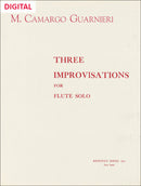 Three Improvisations for Flute Solo - Digital