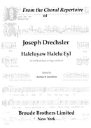 Haleluyaw Halelu Eyl (SATB) - Digital