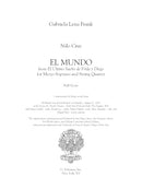 El mundo, from the opera “El último sueño de Frida y Diego” (for mezzo and string quartet) - Digital (Not Printable)