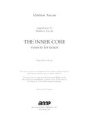 The Inner Core for Tenor and piano