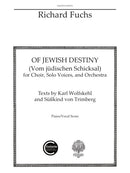 Of Jewish Destiny (vocal score)