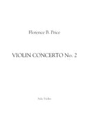 Violin Concerto No. 2 (solo part)
