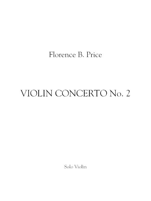 Violin Concerto No. 2 (solo part)