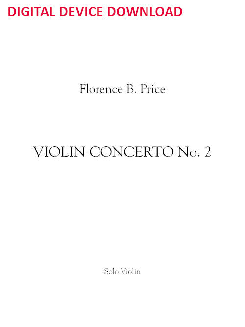 Violin Concerto No. 2 (solo part) - Digital