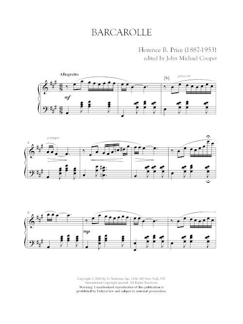 Barcarolle - Digital (Not Printable)