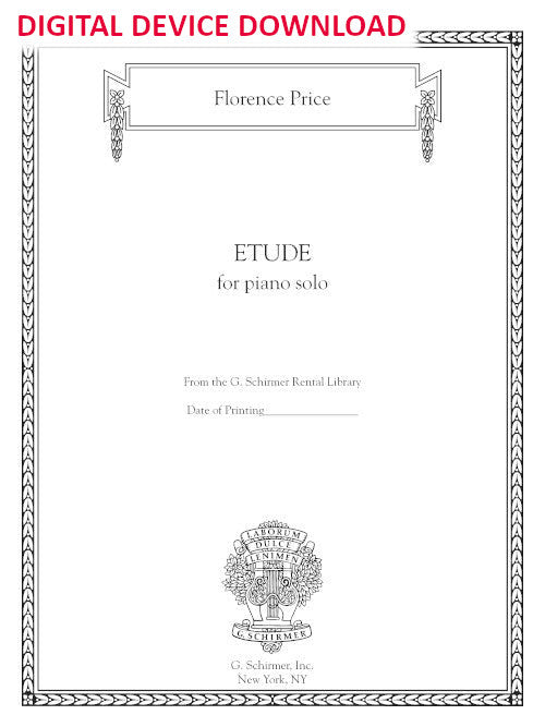 Etude - Digital (Not Printable)