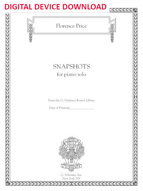 Snapshots - Digital (Not Printable)