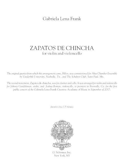 Zapatos de chincha