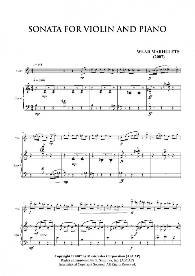 Violin Sonata