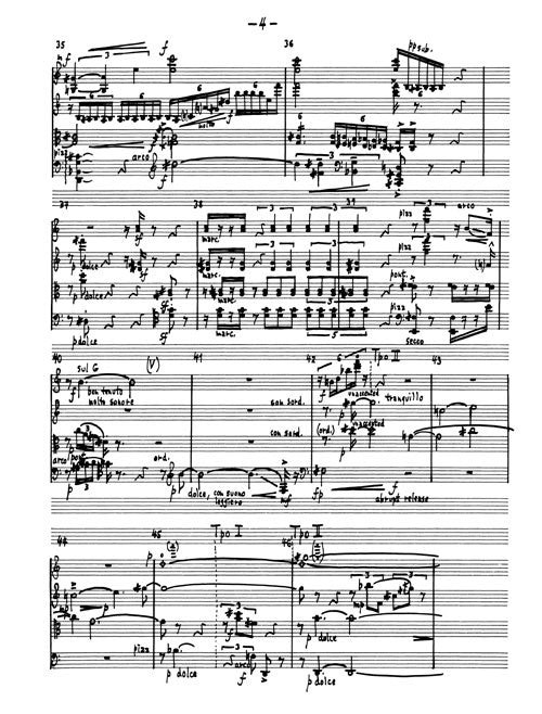 String Quartet No. 2 - 1st movement
