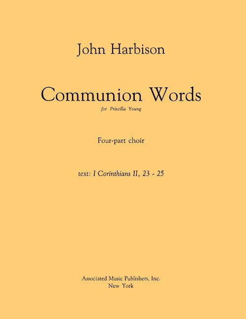 Communion Words
