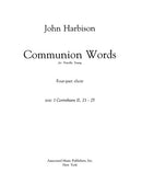 Communion Words