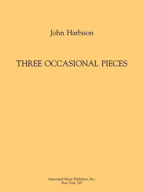 Three Occasional Pieces