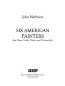 Six American Painters (oboe version) - Digital (Not Printable)