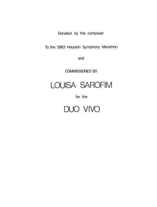 Four Impromptus for Saxophone and Piano