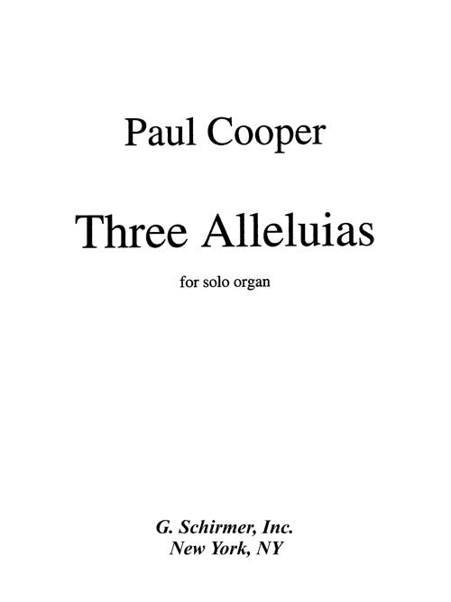 Three Alleluias for solo organ
