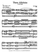 Three Alleluias for solo organ