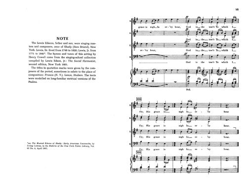 Edson Hymns and Fuguing Tunes, Part II