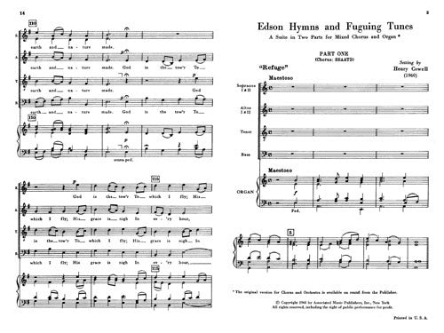 Edson Hymns and Fuguing Tunes, Part II