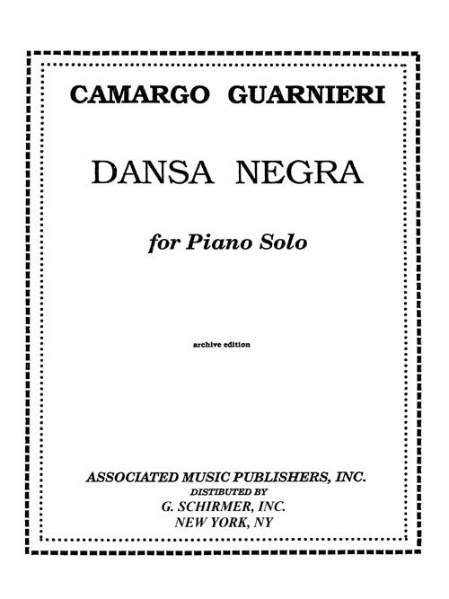 Dansa Negra - for Solo Piano