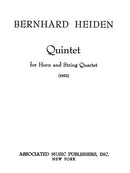Quintet for Horn and String Quartet