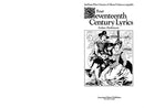 Four Seventeenth Century Lyrics