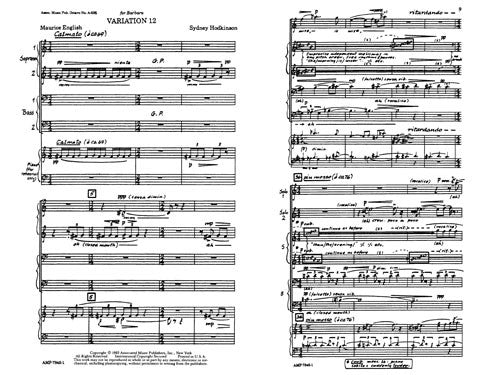 Maxims and Minims, variation 12: The morning is wiser than the evening