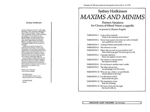 Maxims and Minims, variation 13: We know God only through the lies He tells us
