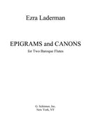 Epigrams and Canons