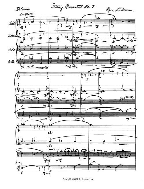 String Quartet No. 8
