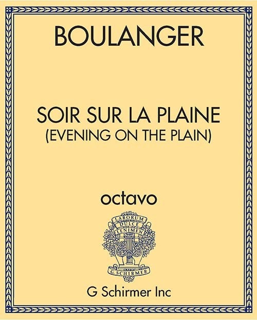 Soir Sur La Plaine (Evening on the Plain)