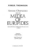 Seven Choruses from the Medea of Euripides