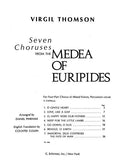 Seven Choruses from the Medea of Euripides