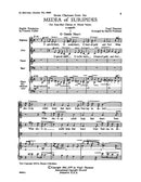 Seven Choruses from the Medea of Euripides