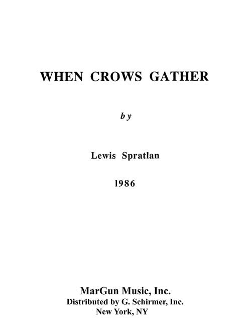 When Crows Gather