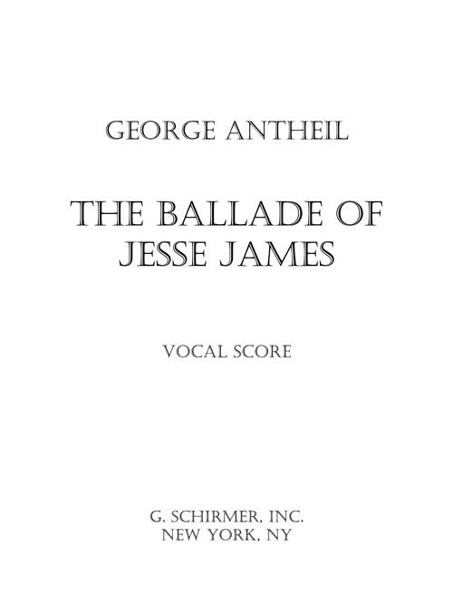 The Ballade of Jesse James