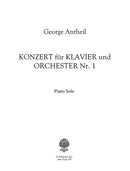 Concerto No. 1 for Piano and Orchestra