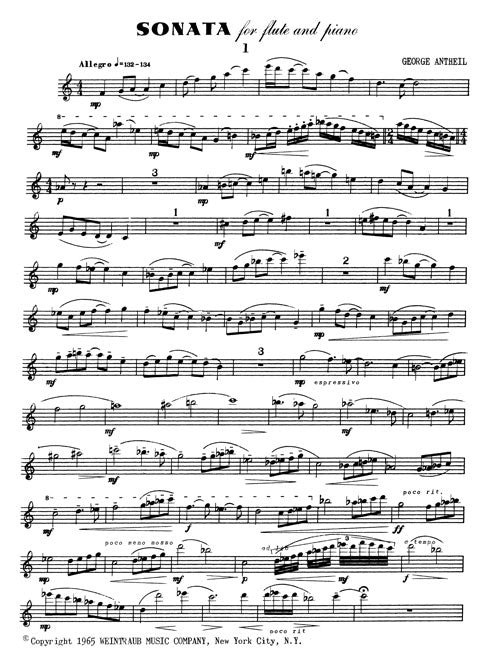 Sonata for Flute and Piano