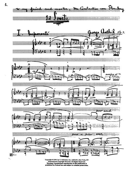 Sonata No. 1 for Piano