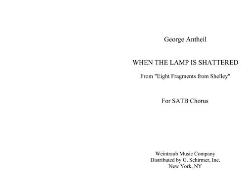 When the Lamp is Shattered