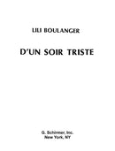 D’un Soir Triste