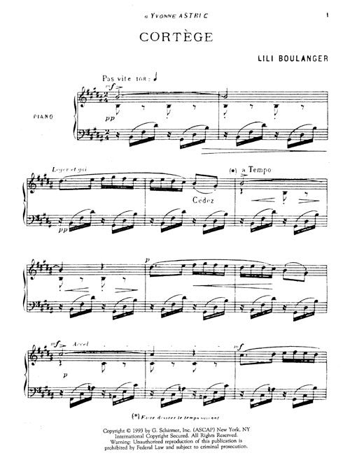 Deux Morceaux (Nocturne & Cortege)